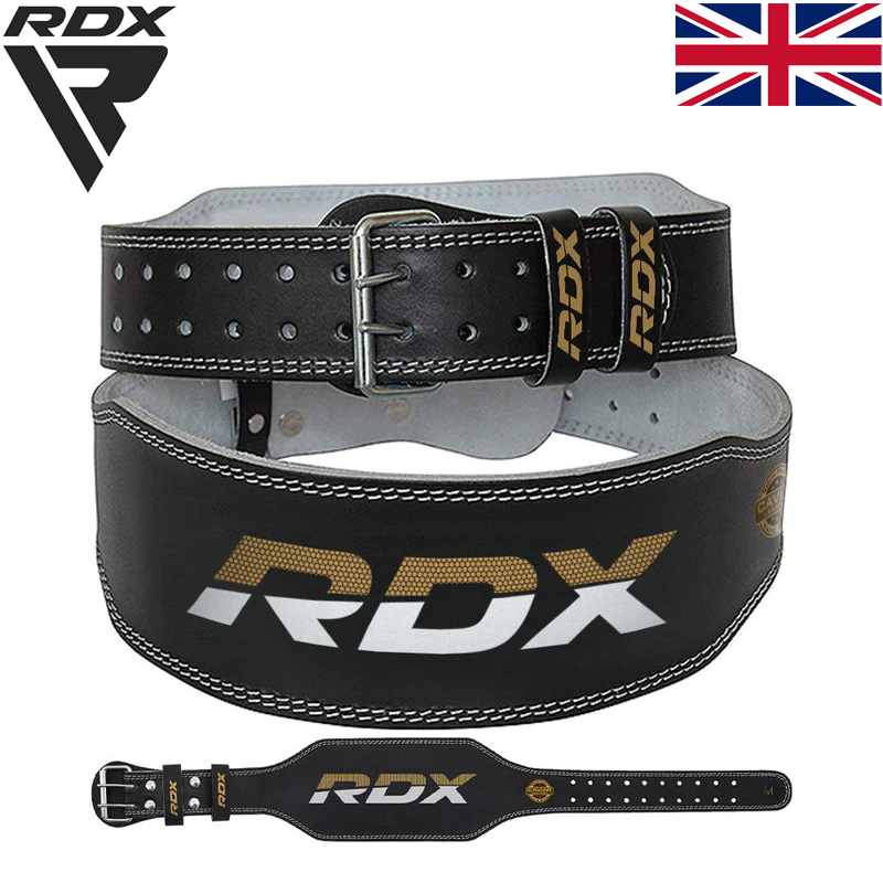 RDX 6" Leather Gym Belt