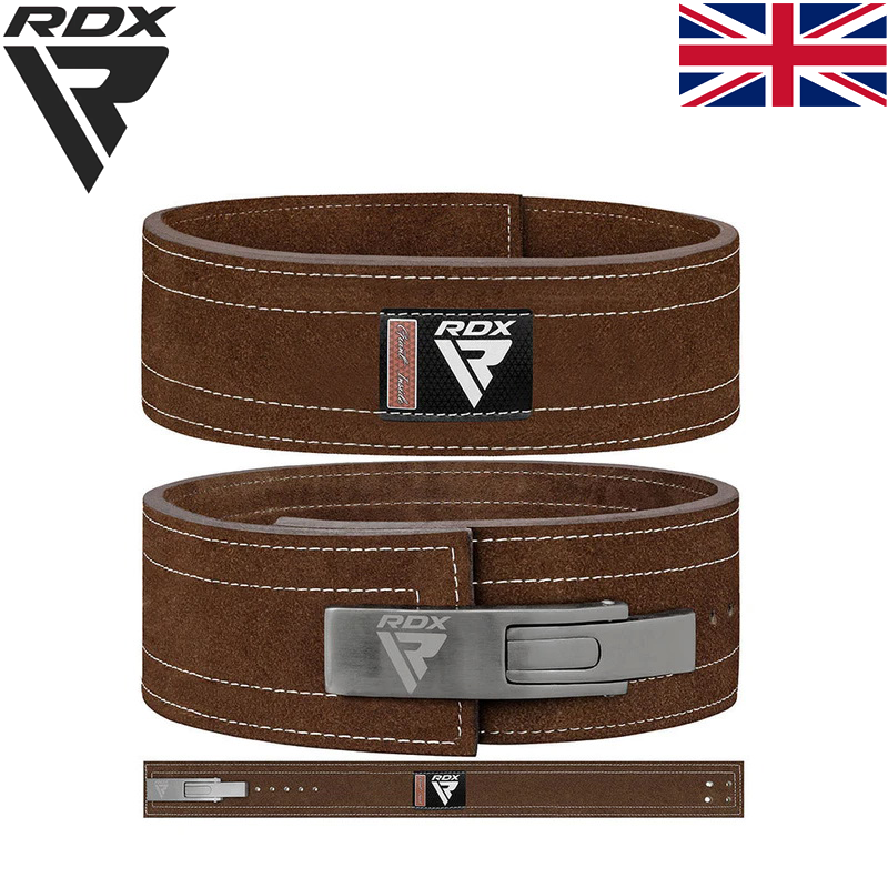 RDX 4 INCH IPL Powerlifting Leather Gym Belt