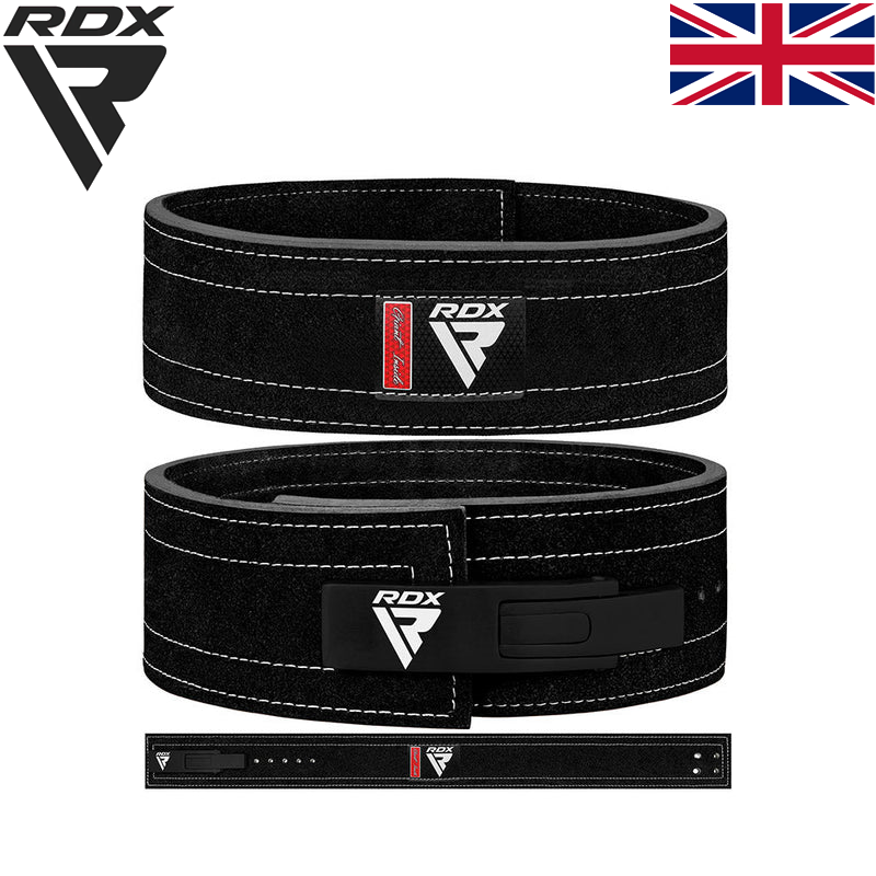 RDX 4 INCH IPL Powerlifting Leather Gym Belt