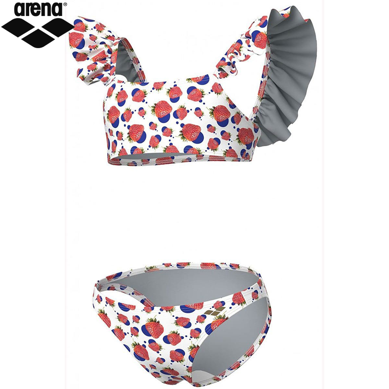 Girls' Vintage Ruffle Bralette Bikini