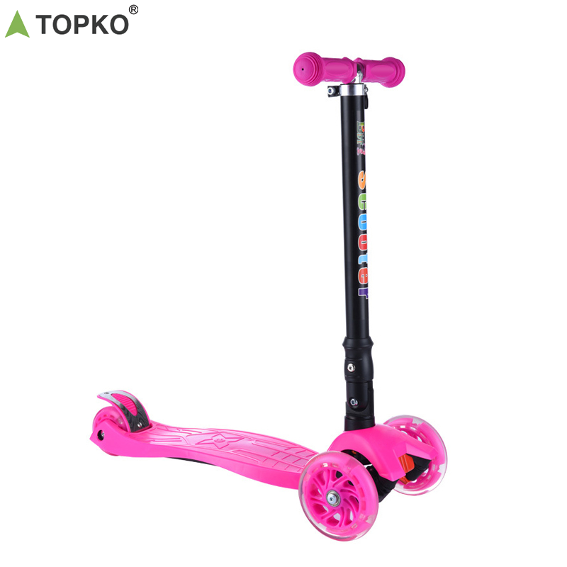 Adjustable Scooter With Flashing Wheel