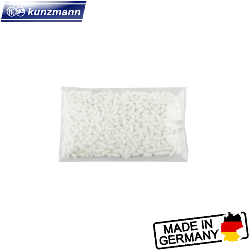single plastic plugs, 900 pcs. in box, clear