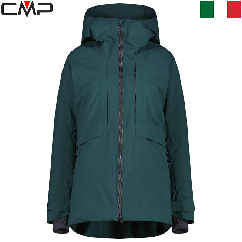 Women's long jacket in mechanical stretch S26