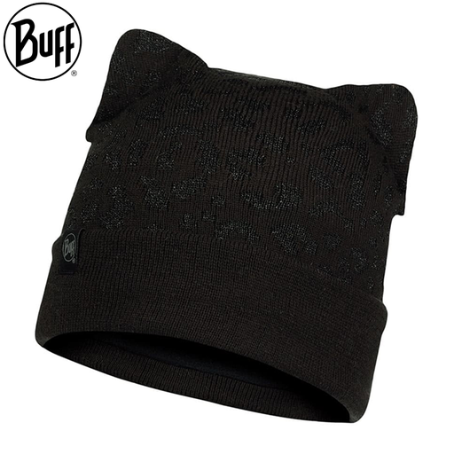 KNITTED & FLEECE HAT NEW ALISA BLACK