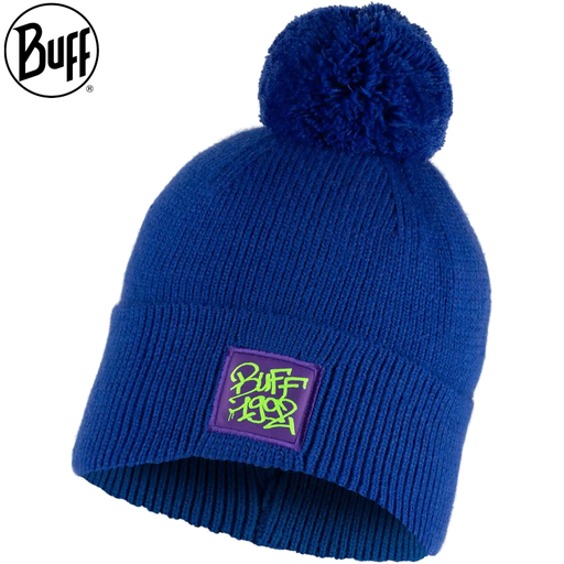 KNITTED HAT DEIK AZURE