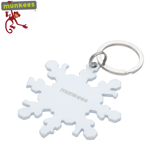 Edelstahl Flaschenöffner Schneeflocke