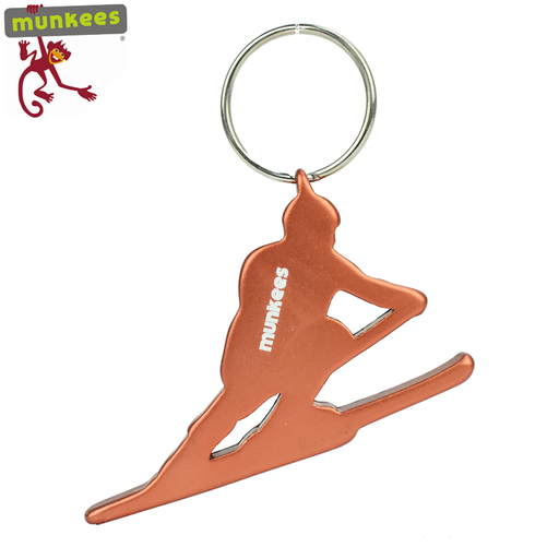 Keyring Skier Figure Bottle Opener