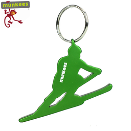 Keyring Skier Figure Bottle Opener