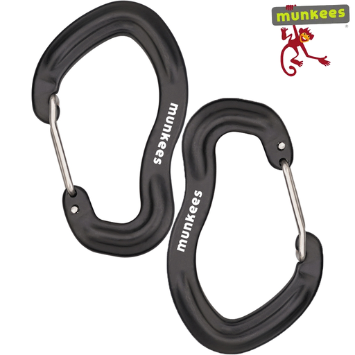 Munkees Carabiner with Wire Gate - 2 pcs 58mm