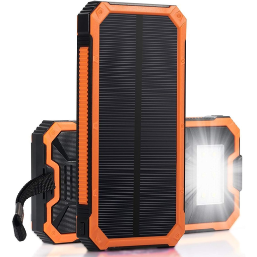 Power Bank Solar 12000mAh 6 LED