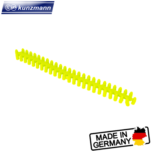 plastic plugs for binding holes, luminois yellow