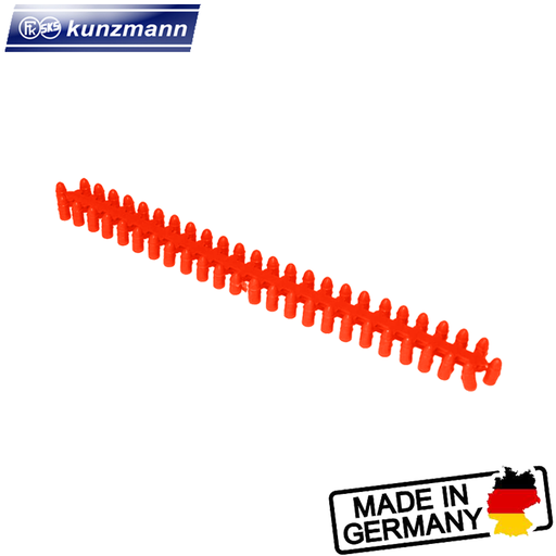 plastic plugs for binding holes, red