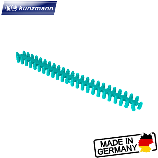 plastic plugs for binding holes, turquoise