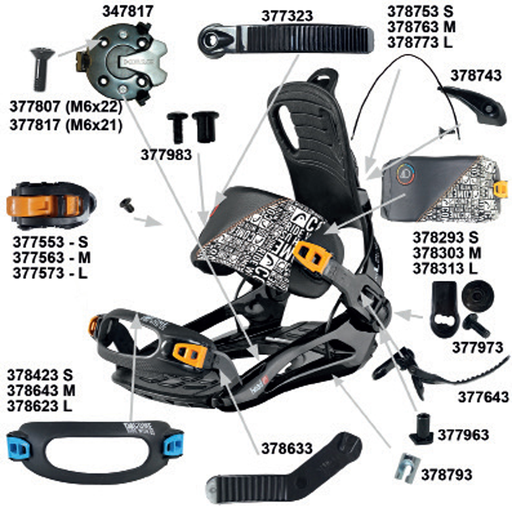 RX ankle adjust strap 1SPX =10ST