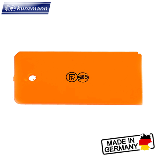 wax scraper, 4 mm, orange