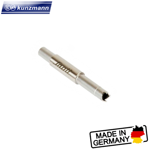 Hollow drill bit 75mm long, 0 8 mm for drilling ou