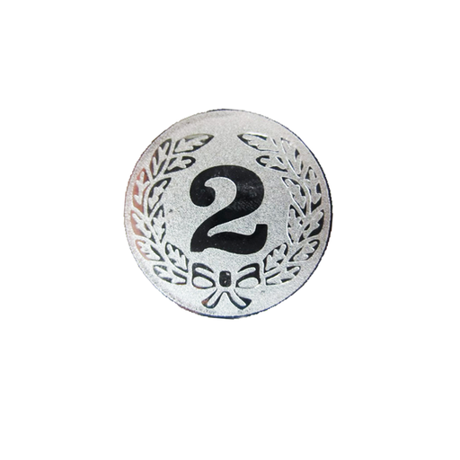 CENTRO ALUMINIO SEGUNDO PLATEADO Ø 25 mm