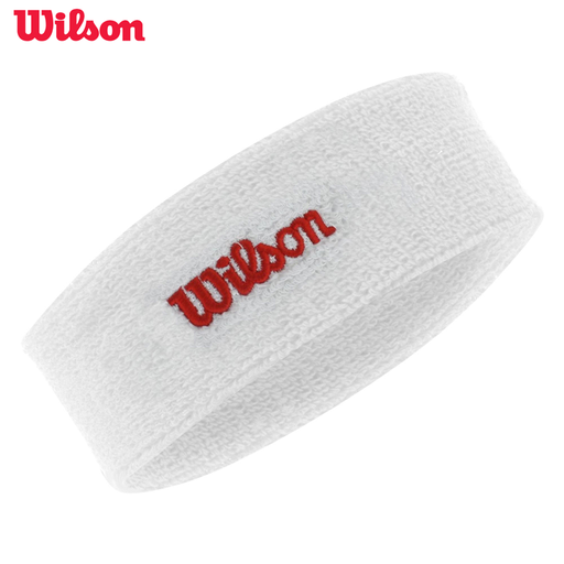 WILSON HEADBAND WHITE