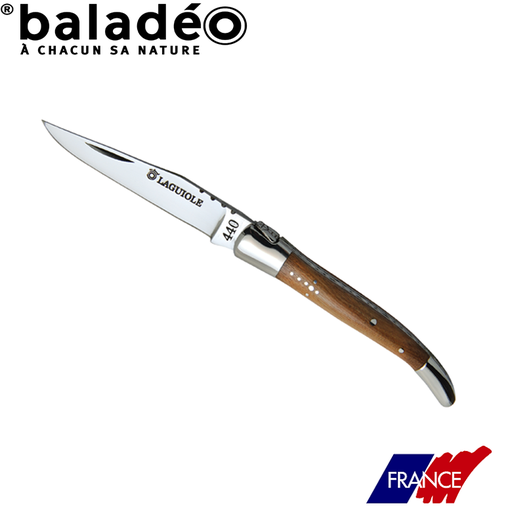 Laguiole knife, 11 cm, olive tree wood