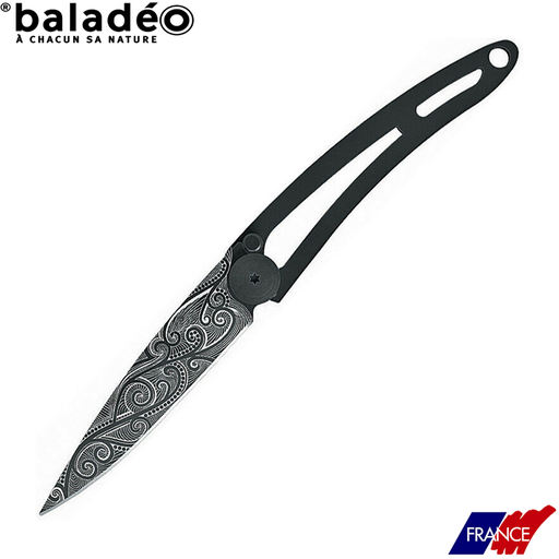 Deejo, 15g, Pocket knife, Black Naked, Pacific Oce