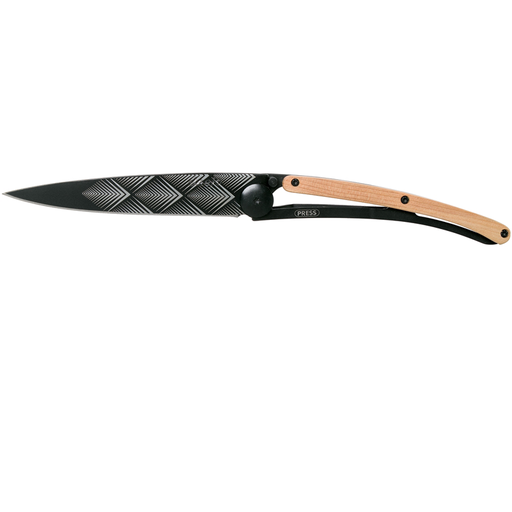 Deejo, 15g, Pocket knife, Black Naked, Art Deco, C