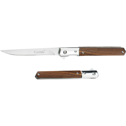 Carimee Folding Pocket Knife Leather Sheath 8.45''