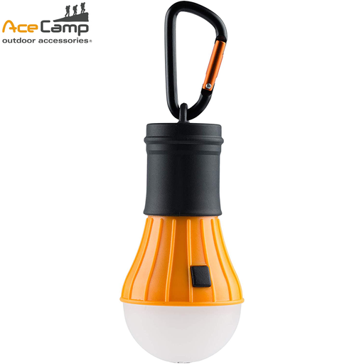 LED Tentlamp with Carabiner Orange