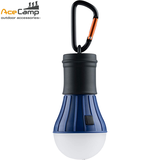 LED Tentlamp with Carabiner Blue