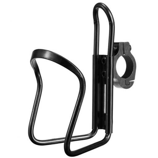Bottle Cage with Bracket - Black