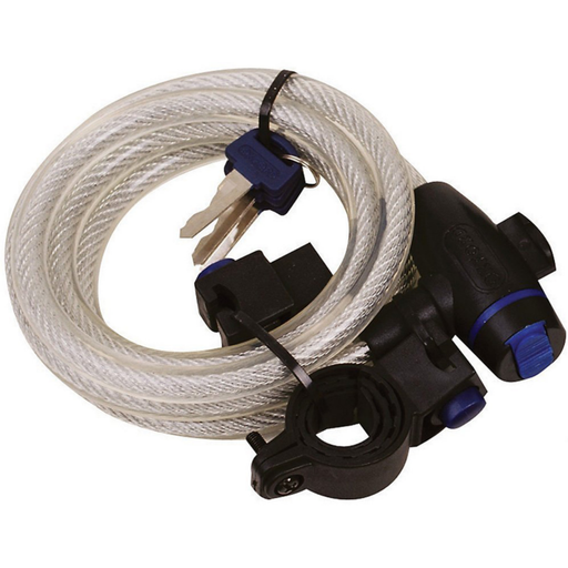 Cable Lock 12mm x 1800mm Smoke