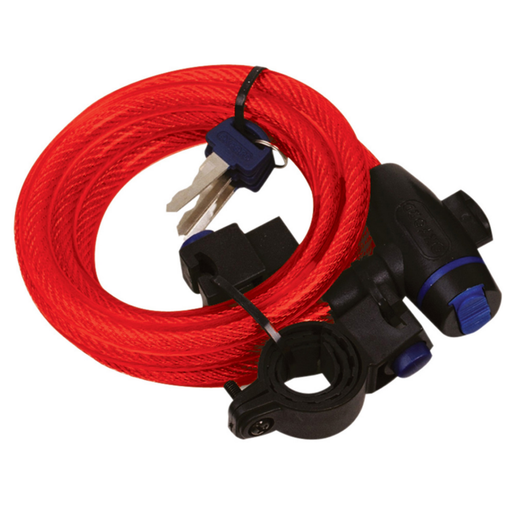 Cable Lock 12mm x 1800mm Red