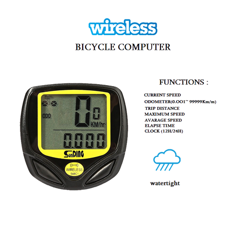Bike computer with wireless