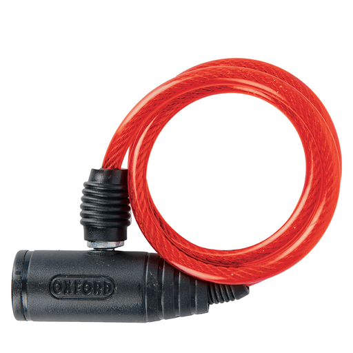 Bumper cable lock Red 6mm x 600mm