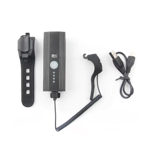 300LM Speaker Bicycle Front Light Waterproof USB 