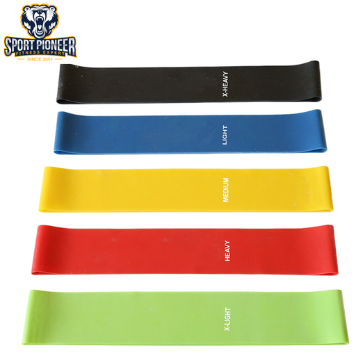 Yoga Fitness Custom Printed Latex Resistance Loop