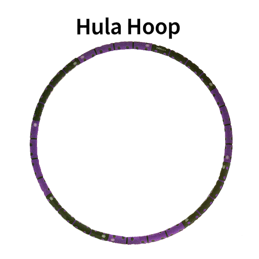 Weighted Exercise Hula Hoop, Stainless Steel