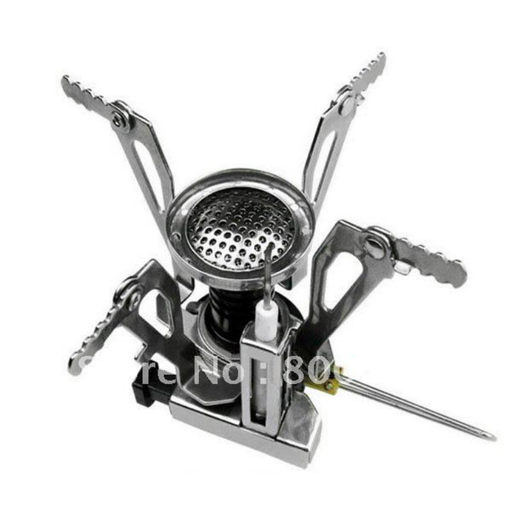 Ultralight Backpacking Canister Camp Stove with Pi