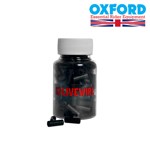 End Caps Plastic 4.1mm 150 Pieces-bottle