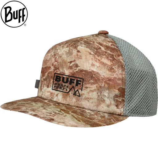 EXPLORE TRUCKER CAP RHOES BROWN