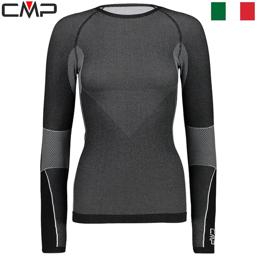 W Seamless base layer round neck top