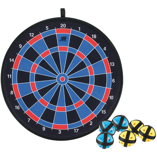 sunflex VELCRO DARTBOARD DELUXE, incl. 6 Darts