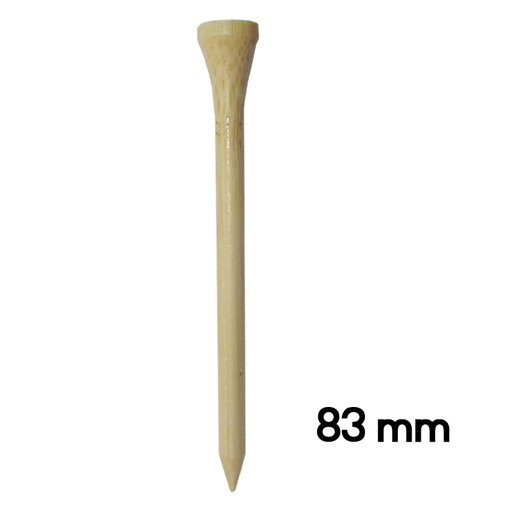 Bamboo Golf Tees (25 pcs) 83mm