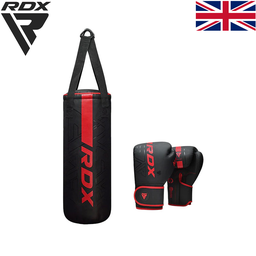 RDX F6 2FT KARA Kids Punch Bag & 6OZ Gloves