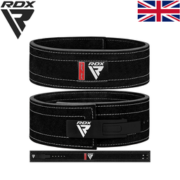RDX 4 INCH IPL Powerlifting Leather Gym Belt