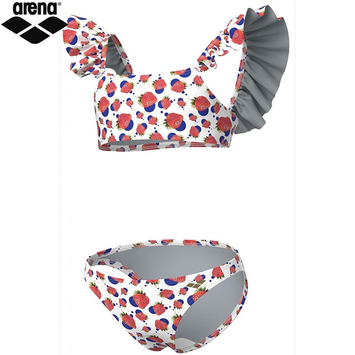 Girls' Vintage Ruffle Bralette Bikini