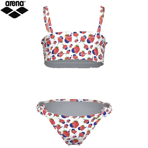 Girls' Vintage Bandeau Bikini