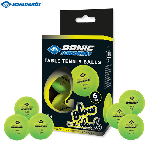TT-Ball GLOW IN THE DARK 40+ (6 pcs.)
