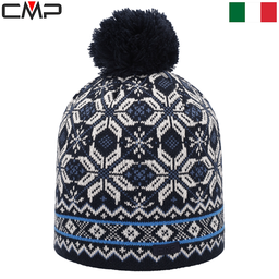 Men's knit hat with fleece lining