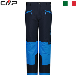 Kid's color block twill ski pants