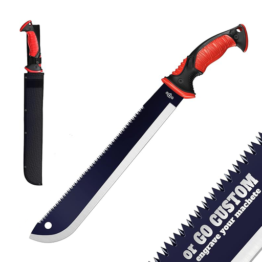 Machete with Saw